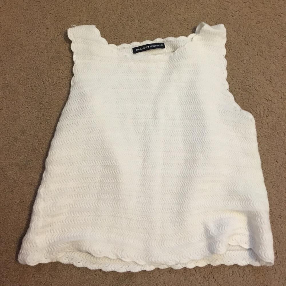 Brandy Melville knitted crop