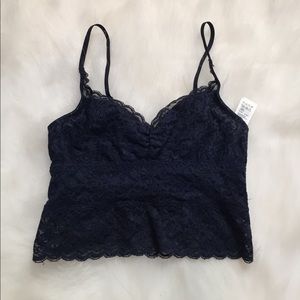 🌴New gilly hicks Lace Floral crop bralette top