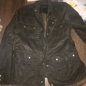 JCrew Field Jacket in Army Green
