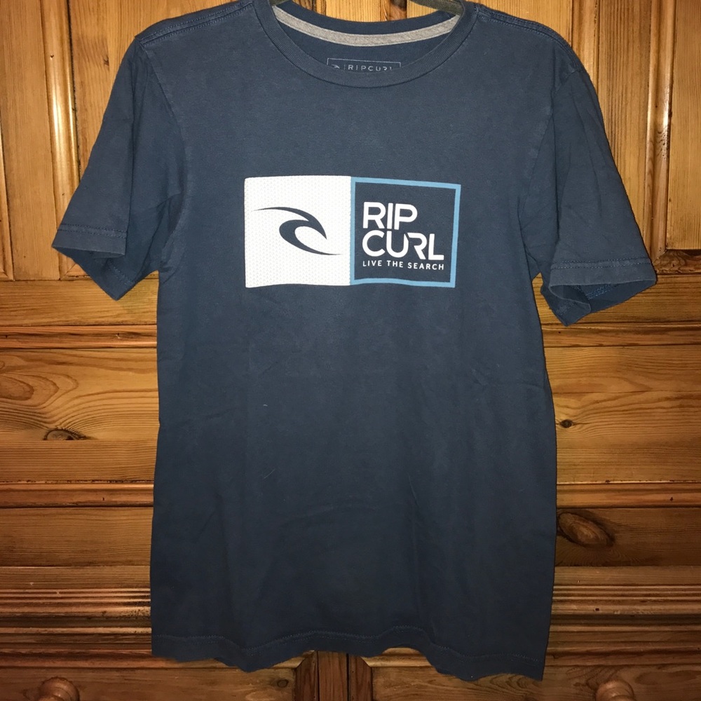 Blue Rip Curl Short Sleeve Shirt