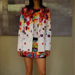 Prabal Gurung floral jacket size S