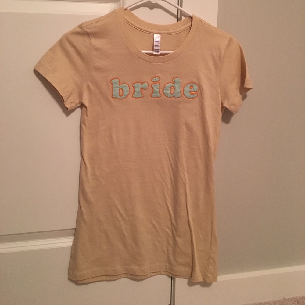 Bride fitted t-shirt