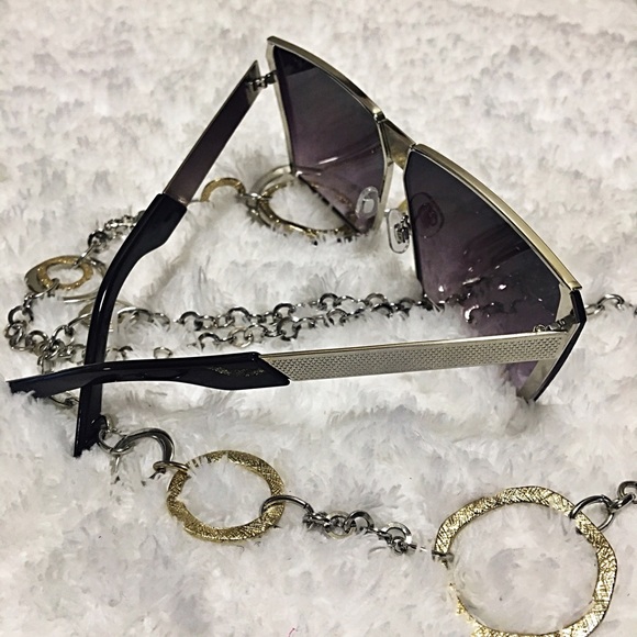 "Luna" Oversized Square Aviators - Picture 4 of 5