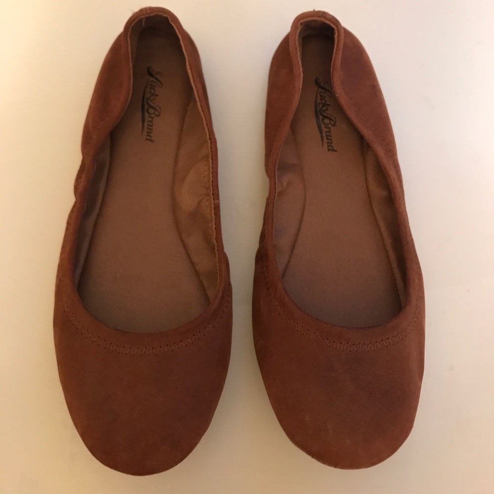 Lucky Brand, Genuine Leather Flats