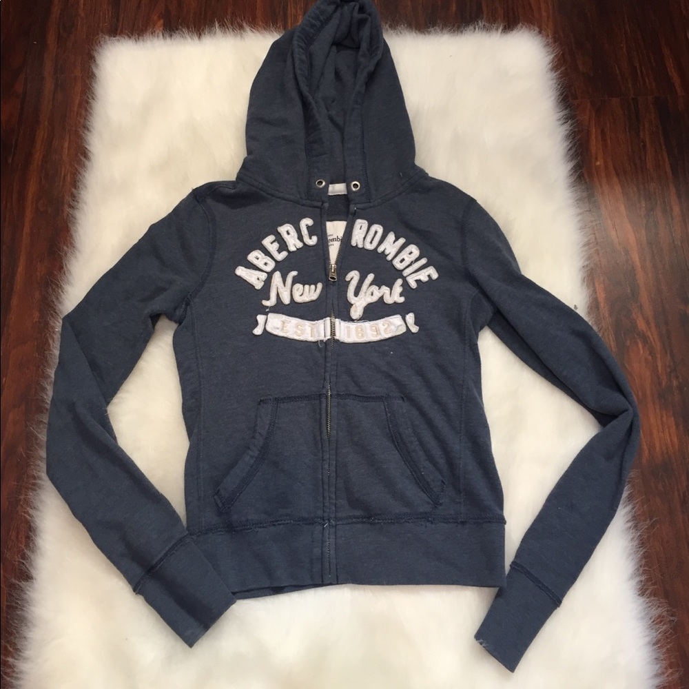 🐘Abercrombie full zip sweater hoodie jacket
