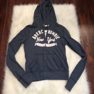 🐘Abercrombie full zip sweater hoodie jacket