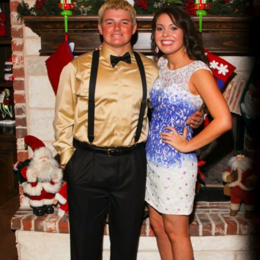 A beautiful, fun & flirty formal dress.
