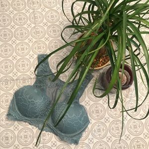 high neck bralette PINK size small