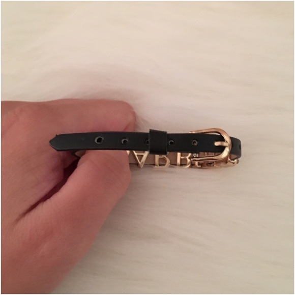 Black with gold letters Barbie bracelet - Picture 4 of 4
