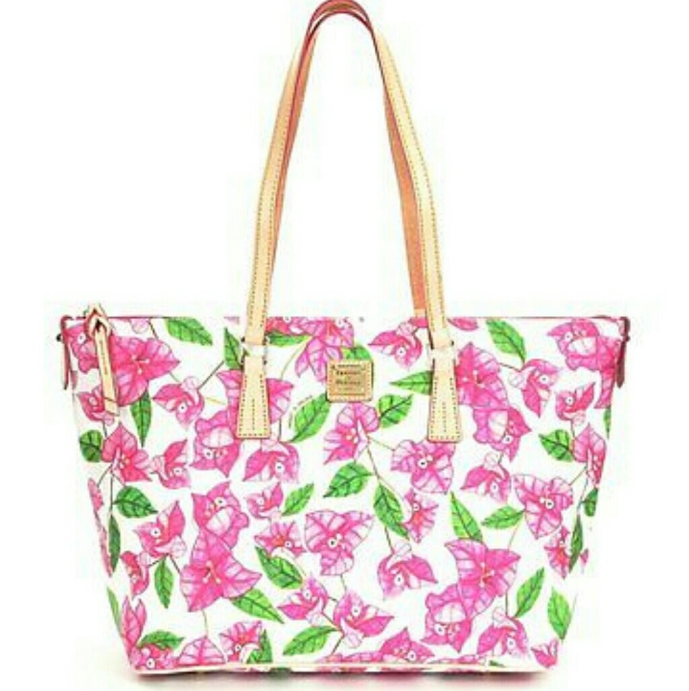 Sold😝Dooney & Bourke| Floral Zip Top Shopper - Picture 1 of 8