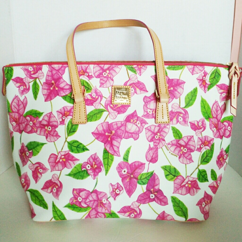 Sold😝Dooney & Bourke| Floral Zip Top Shopper - Picture 3 of 8