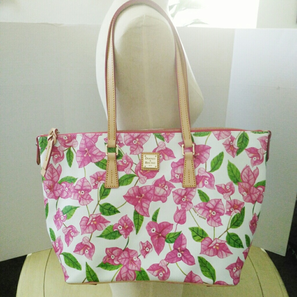 Sold😝Dooney & Bourke| Floral Zip Top Shopper - Picture 2 of 8