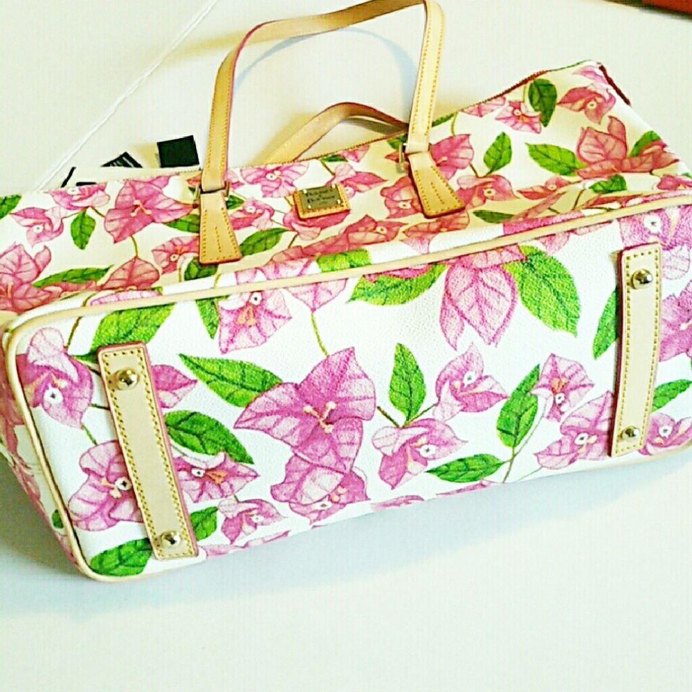 Sold😝Dooney & Bourke| Floral Zip Top Shopper - Picture 7 of 8