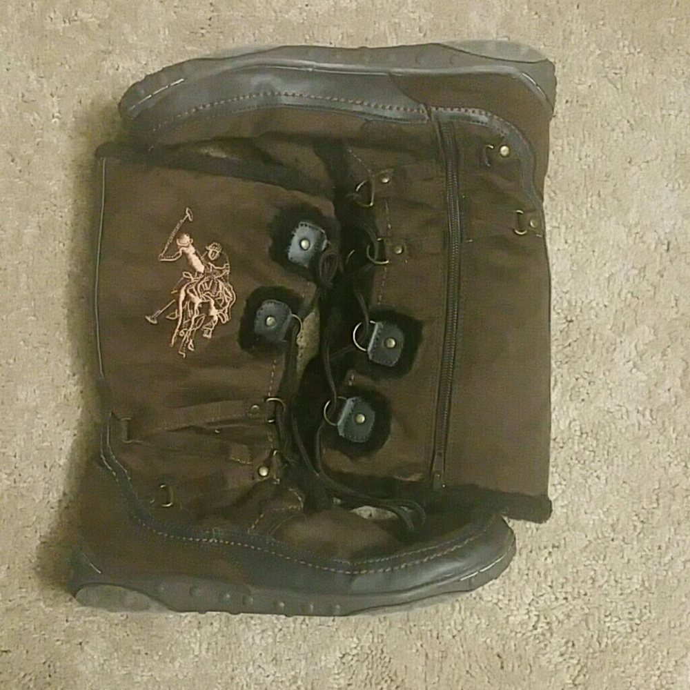 U.S. POLO ASSN - Brown Winter Boots Size 7