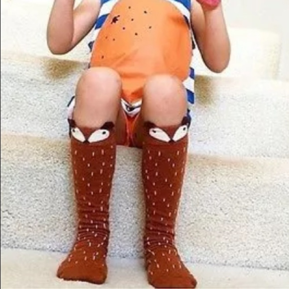 🔥 FINAL PRICE Knee High Fox Character Socks - Picture 4 of 6