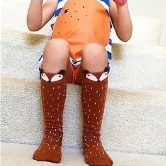 🔥 FINAL PRICE Knee High Fox Character Socks - Picture 4 of 6