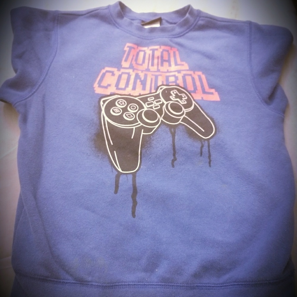 "Total Control" Gamer Kids Sweater