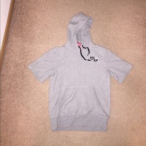 Nike short-sleeve hoodie
