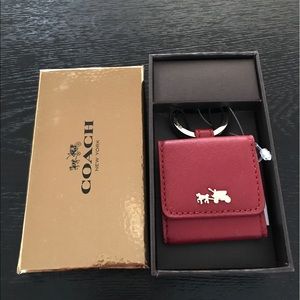 Coach photo keychain
