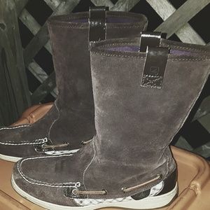 Women's size 8.5 Sperry Top-Spider boots