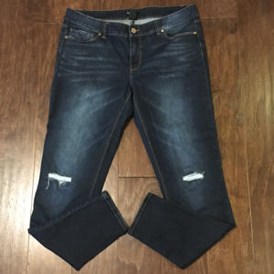 White House Black Market Destructed Jeans - Sz 10R