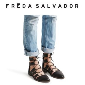 Freda Salvador NEW Black Air Ghille High Top