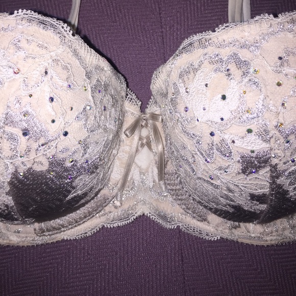 Rhinestone Balconet Bra.💎 - Picture 3 of 4