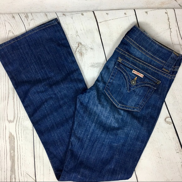 Hudson Jeans Denim - HUDSON JEANS Dark Wash Denim Bootcut Jeans