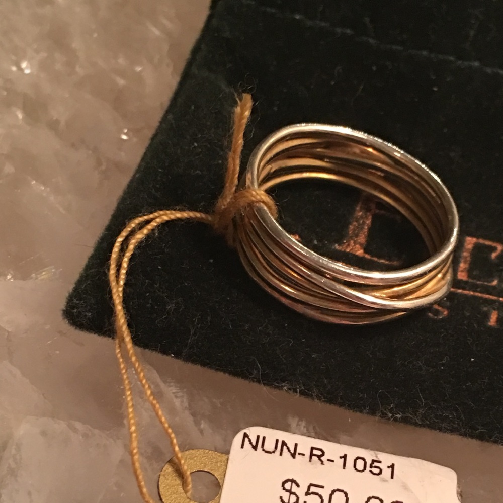 NWT Etc East 18K Gold Ring