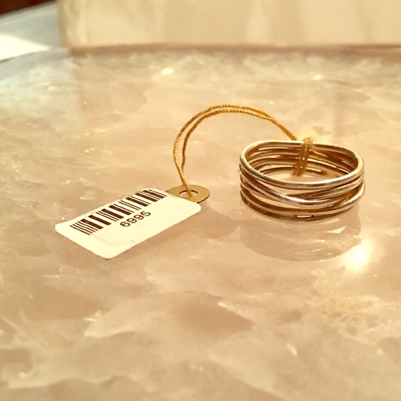 NWT Etc East 18K Gold Ring - Picture 3 of 5