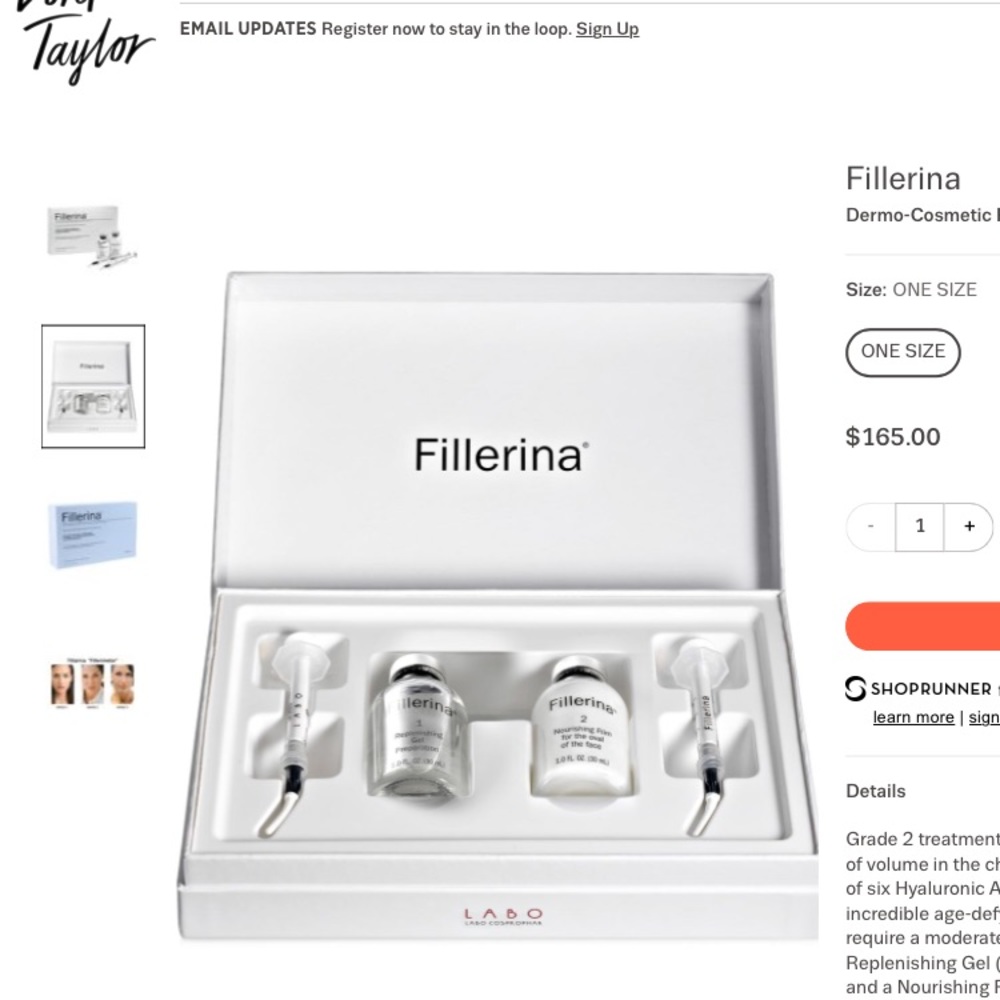 Fillerina Grade 1 - Derma replenishing Gel