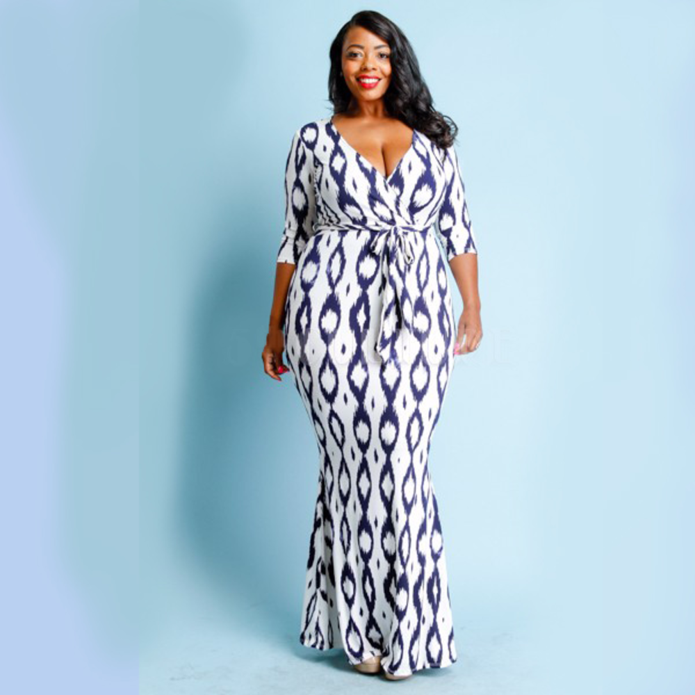 Plus size maxi dress
