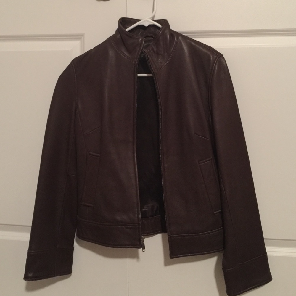 Banana Republic Brown Leather jacket