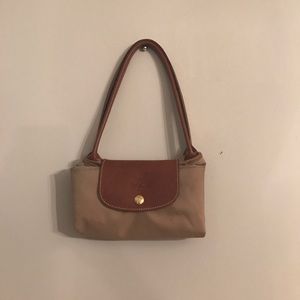 Authentic tan medium long champ