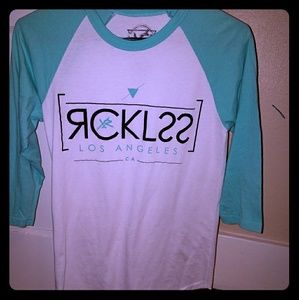 Young & Reckless 3/4 length shirt