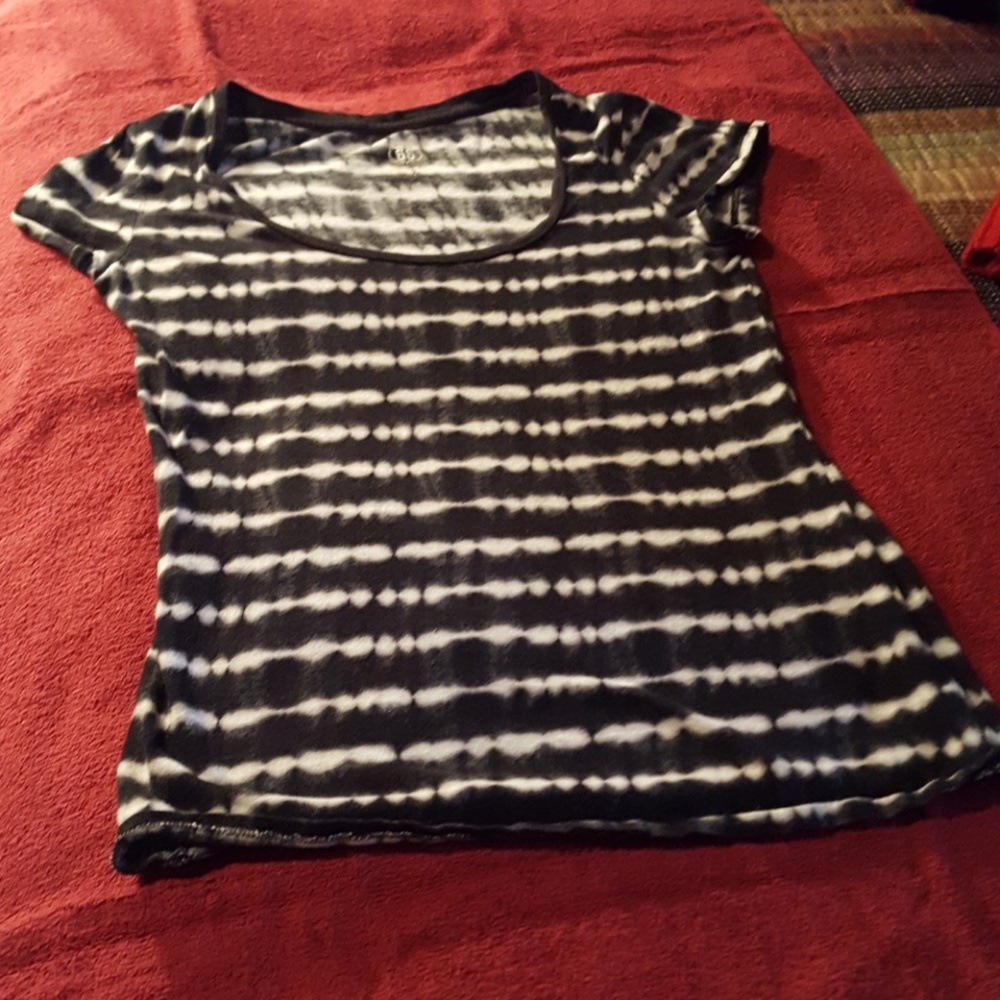 Black Tie Dye Top
