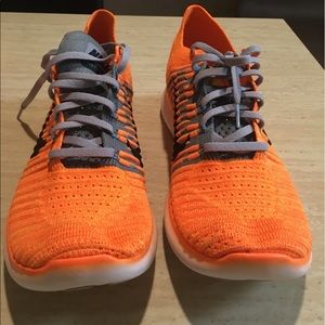 Neon Orange Nike Free RN Flyknit