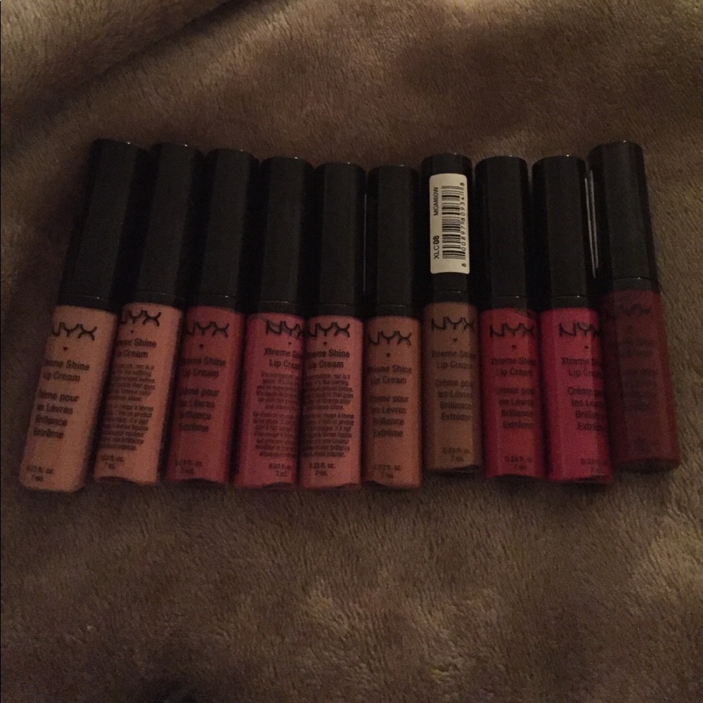 NYX lip creams