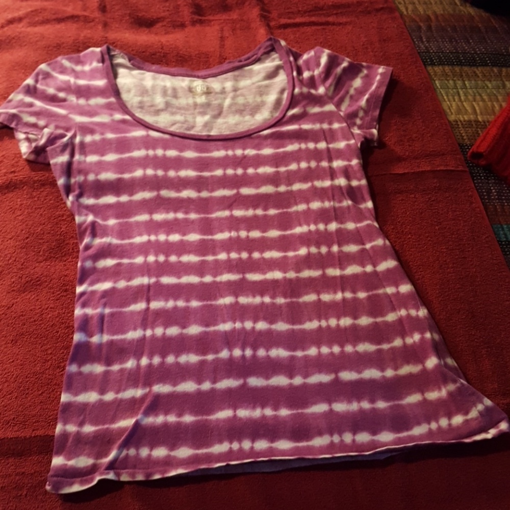 Purple Tie Dye Top