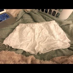 White pacsun shorts - worn once