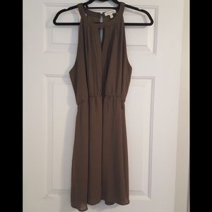 Olive green dress