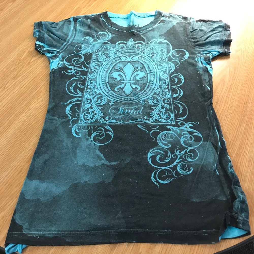 Blue Graphic Tee