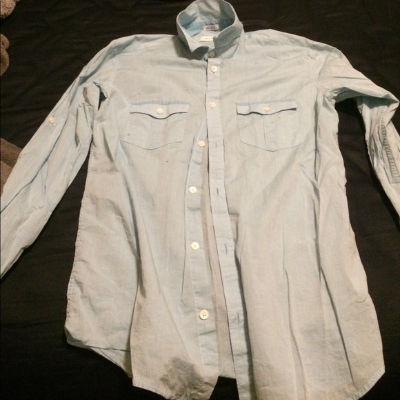 Men's small Calvin Klein summer button up - Picture 2 of 5