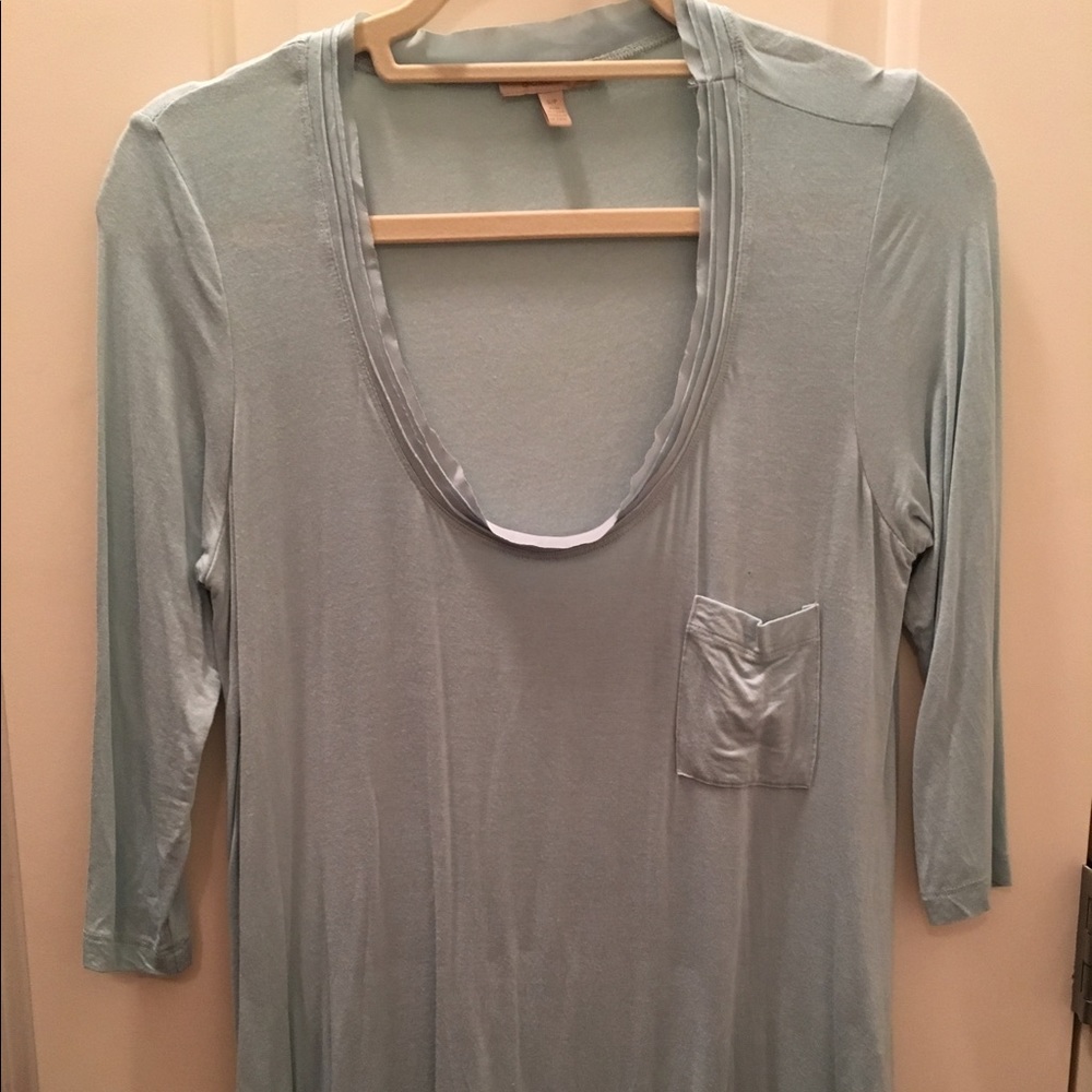sea foam green top