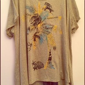 NWOT green fancy t-shirt from Catherine's SZ 4x