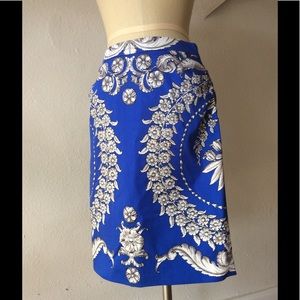 Yoana Baraschi Gilded Estate Skirt Blue 6 Ruched