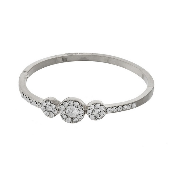 Silvertone Rhinestone Bracelet-Last One-5 Star ⭐️ - Picture 5 of 5