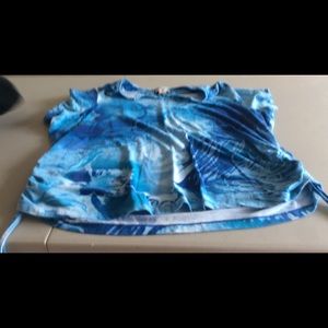 Beautiful blue pattern top