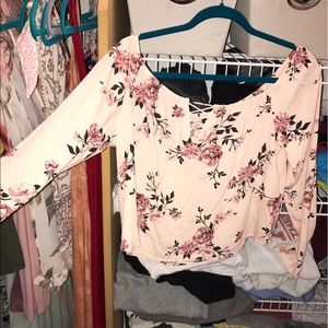 Pacsun off the shoulder top