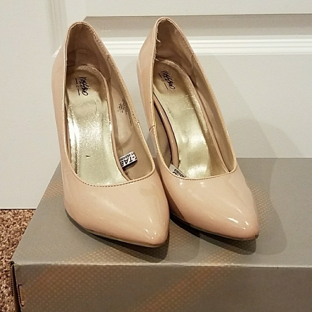 Nude high heels